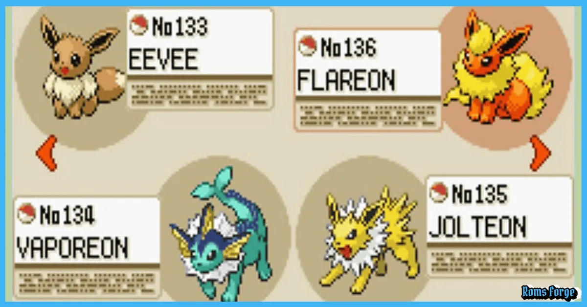 Pokemon FireRed Evolution