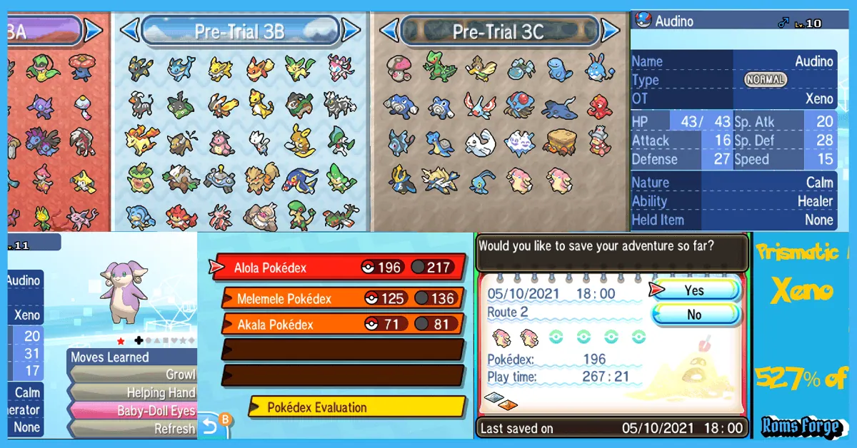 Pokemon Prismatic Moon ROM