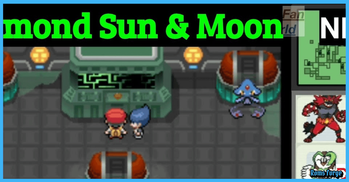 Pokemon Diamond Sun and Moon