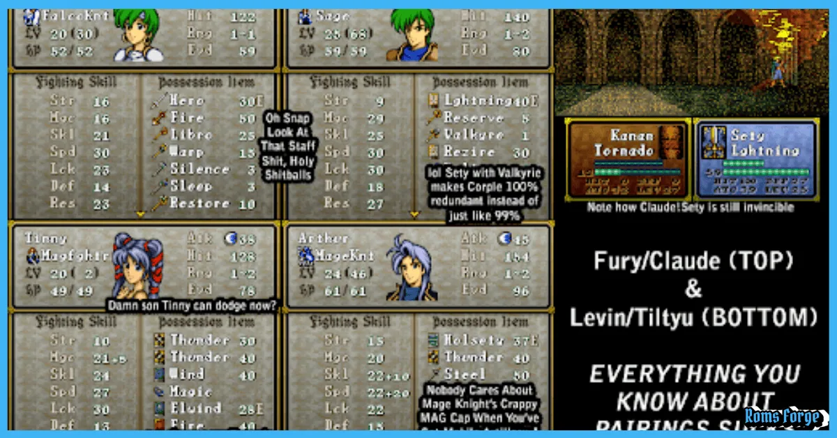 Fire Emblem 4 Binary